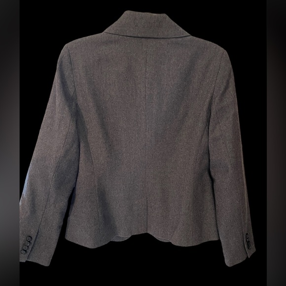 Talbots Tailored Gray Wool Blazer - Picture 2 of 5